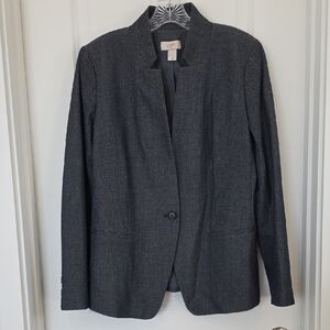 LOFT Women's Charcoal Blazer Jacket